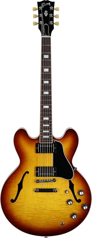 Gibson ES-335 Figured Electric Guitar (with Case), Iced Tea, Serial Number 213740048, Full Straight Front