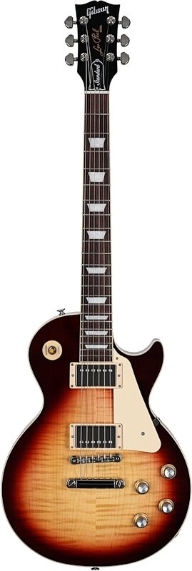Gibson Exclusive '60s Les Paul Standard AAA Flame Top Electric Guitar (with Case), Bourbon Burst, Serial Number 211730028, Full Straight Front