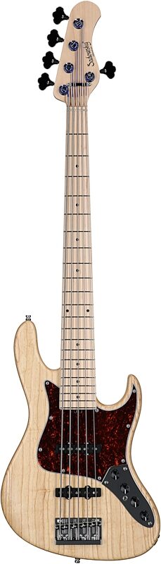 Sadowsky MetroLine 22-Fret Will Lee Signature Bass, Maple Fingerboard, 5-String (with Gig Bag), Natural Satin, Serial Number SML E 004253-24, Full Straight Front