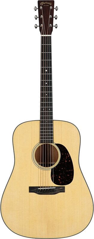 Martin D-18 Satin Acoustic Guitar (with Case), Natural, Serial Number M2867059, Full Straight Front