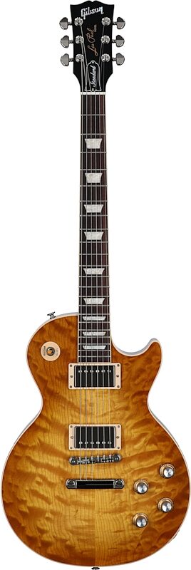 Gibson Exclusive Les Paul Standard 60s AAA Electric Guitar, Quilted Honeyburst, Serial Number 217940135, Full Straight Front