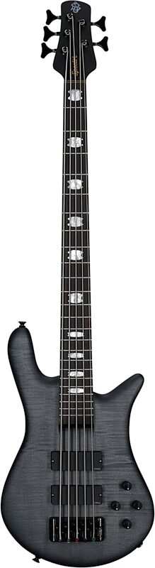 Spector Euro5 LX Electric Bass, 5-String (with Gig Bag), Black Stain Matte, Serial Number 211NB21690, Full Straight Front