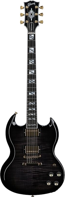 Gibson SG Supreme Electric Guitar (with Case), Ebony Burst, Serial Number 219340045, Full Straight Front