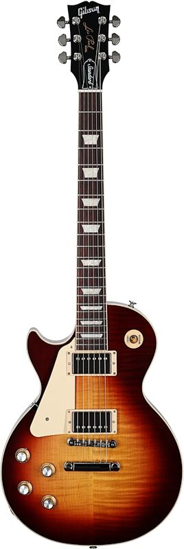 Gibson Les Paul Standard '60s Electric Guitar, Left-Handed (with Case), Bourbon Burst, Serial Number 218540192, Full Straight Front