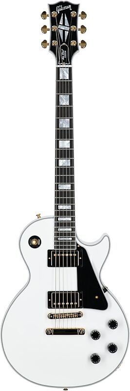 Gibson Les Paul Custom Electric Guitar (with Case), Alpine White, Serial Number CS402589, Full Straight Front