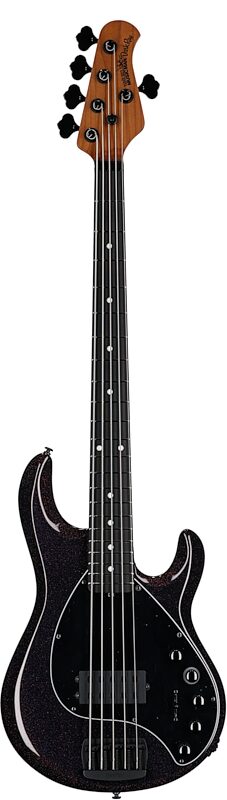 Ernie Ball Music Man DarkRay 5 Electric Bass Guitar (with Case), Dark Rainbow, Serial Number S10929, Full Straight Front