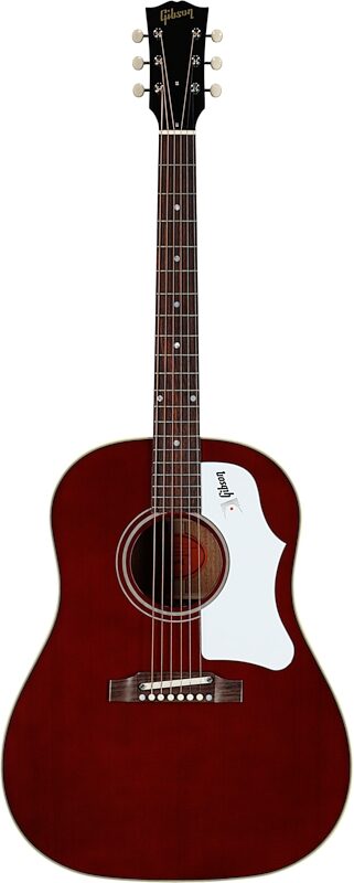 Gibson '60s J-45 Original Acoustic Guitar (with Case), Wine Red, Serial Number 22114100, Full Straight Front