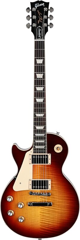 Gibson Les Paul Standard '60s Electric Guitar, Left-Handed (with Case), Bourbon Burst, Serial Number 221240270, Full Straight Front