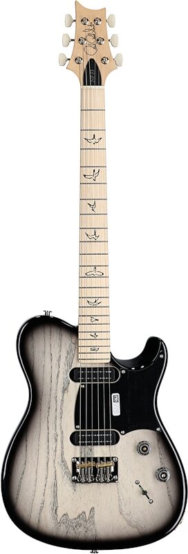 PRS Paul Reed Smith NF 53 Electric Guitar (with Gig Bag), White Doghair Smokeburst, Serial Number 0391182, Full Straight Front