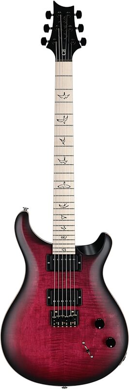 PRS Paul Reed Smith Dustie Waring CE 24 Hardtail Limited Edition Electric Guitar (with Gig Bag), Waring Burst, Serial Number 0393567, Full Straight Front