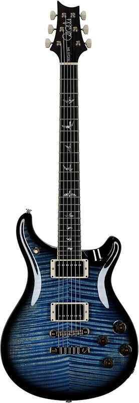 PRS Paul Reed Smith McCarty 594 Electric Guitar (with Case), Faded Blue Jean Wraparound Smoke, Serial Number 0385714, Full Straight Front