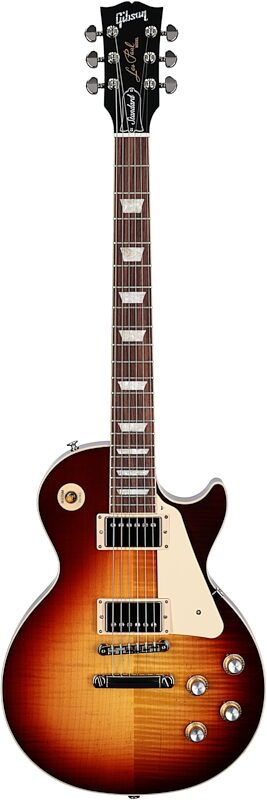 Gibson Exclusive '60s Les Paul Standard AAA Flame Top Electric Guitar (with Case), Bourbon Burst, Serial Number 221940130, Full Straight Front