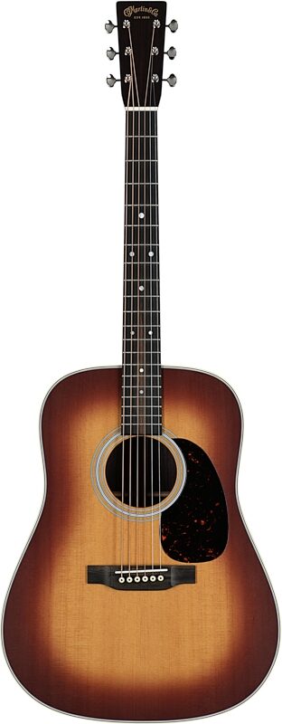 Martin D-28 Satin Acoustic Guitar (with Case), Amberburst, Serial Number M2868909, Full Straight Front