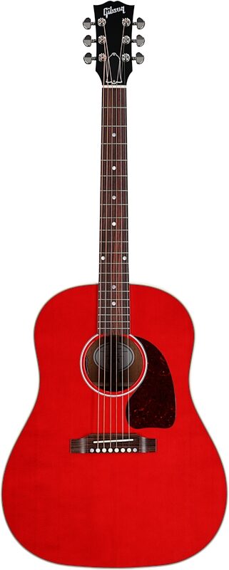 Gibson J-45 Standard Acoustic-Electric Guitar (with Case), Cherry, Serial Number 22274002, Full Straight Front