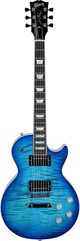 Gibson Les Paul Modern Figured AAA Electric Guitar (with Case), Cobalt Burst, Serial Number 223340032, Full Straight Front