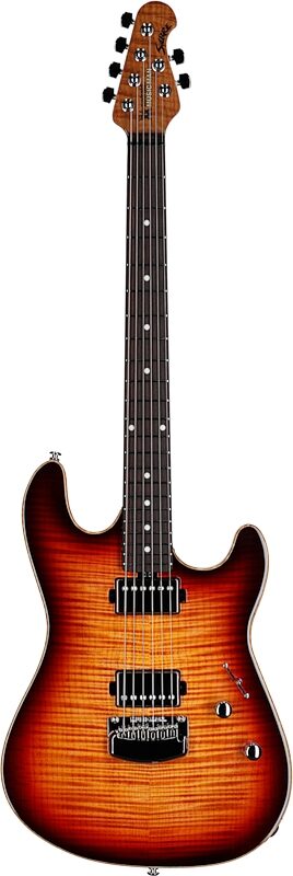 Ernie Ball Music Man Sabre Electric Guitar (with Case), Afterburn, Serial Number H06634, Full Straight Front