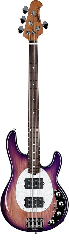 Ernie Ball Music Man StingRay Special HH Electric Bass (with Case), Purple Sunset, Serial Number K05884, Full Straight Front