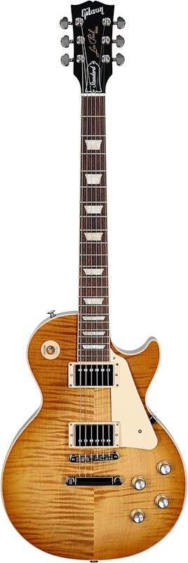 Gibson Exclusive Les Paul Standard '60s AAA Top Electric Guitar (with Case), Dirty Lemon, Serial Number 223240282, Full Straight Front