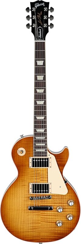 Gibson Exclusive Les Paul Standard '60s AAA Top Electric Guitar (with Case), Dirty Lemon, Serial Number 210140070, Full Straight Front