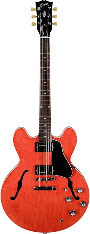 Gibson ES-335 Electric Guitar (with Case), Watermelon, Serial Number 225340075, Full Straight Front