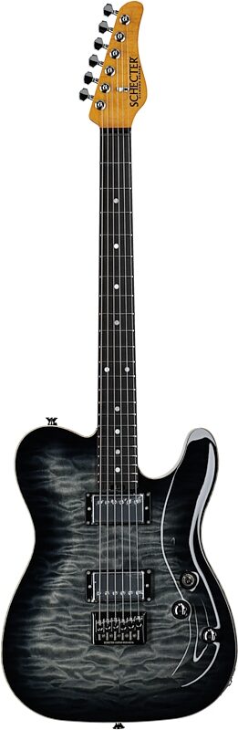 Schecter Japan PT Classic Electric Guitar (with Case), Transparent Fade Burst, Serial Number J22-09197, Full Straight Front