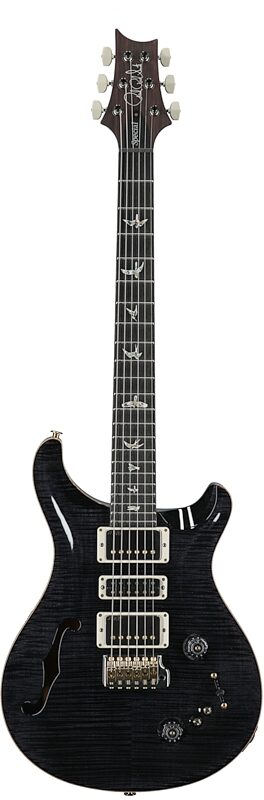 PRS Paul Reed Smith Special Semi-Hollow LTD 10-Top Electric Guitar (with Case), Gray Black, Serial Number 0378815, Full Straight Front