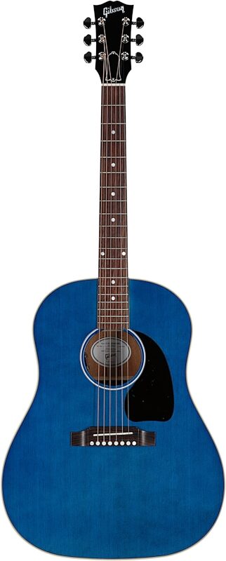 Gibson Limited Edition J-45 Standard Acoustic-Electric Guitar (with Case), Bluebonnet, Serial Number 23374072, Full Straight Front