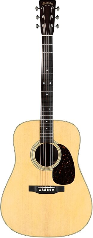 Martin D-28-v2 Satin Acoustic Guitar, Natural, Serial Number M2914907, Full Straight Front