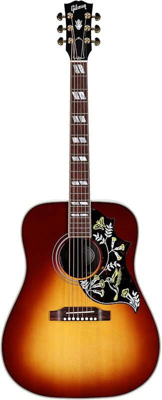 Gibson Hummingbird Standard Rosewood Acoustic-Electric Guitar (with Case), Rosewood Burst, Serial Number 23404037, Full Straight Front