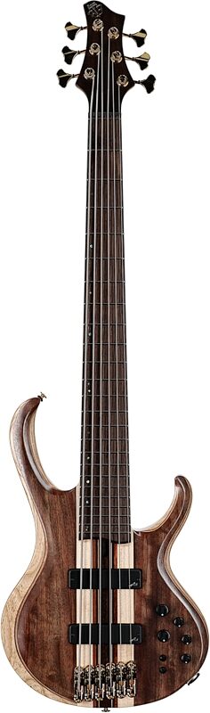 Ibanez BTB1836 Premium Electric Bass, 6-String (with Gig Bag), Natural Shadow, Serial Number 241010036, Full Straight Front