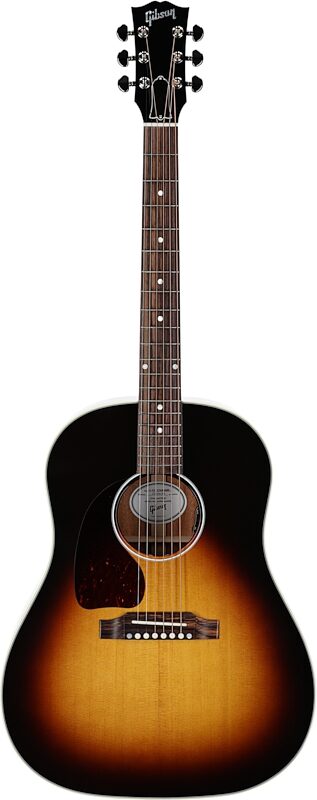 Gibson J-45 Standard Acoustic-Electric Guitar, Left Handed (with Case), Vintage Sunburst, Serial Number 23524150, Full Straight Front