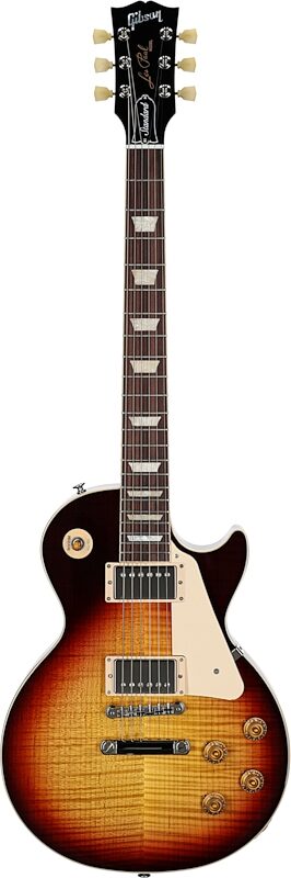 Gibson Les Paul Standard '50s AAA Top Electric Guitar (with Case), Bourbon Burst, Serial Number 231640135, Full Straight Front