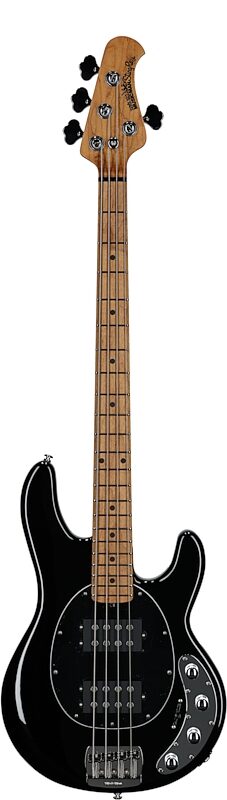 Ernie Ball Music Man StingRay Special HH Electric Bass (with Case), Black, Serial Number K05617, Full Straight Front