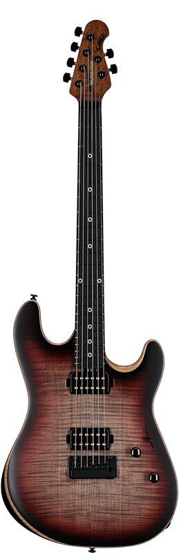 Ernie Ball Music Man Rabea Massaad Sabre Electric Guitar (with Case), Vileblood, Serial Number S11666, Full Straight Front