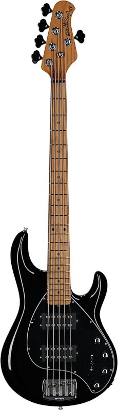 Ernie Ball Music Man StingRay 5 Special HH Electric Bass (with Case), Black, Serial Number K05817, Full Straight Front