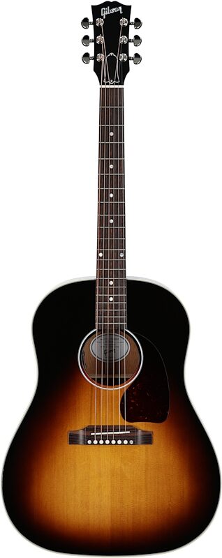 Gibson J-45 Standard Acoustic-Electric Guitar (with Case), Vintage Sunburst, Serial Number 23184186, Full Straight Front