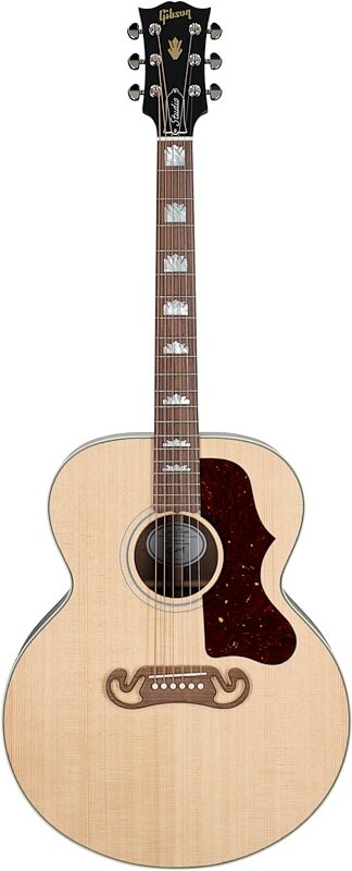 Gibson SJ-200 Studio Walnut Jumbo Acoustic-Electric Guitar (with Case), Satin Natural, Serial Number 20085066, Full Straight Front