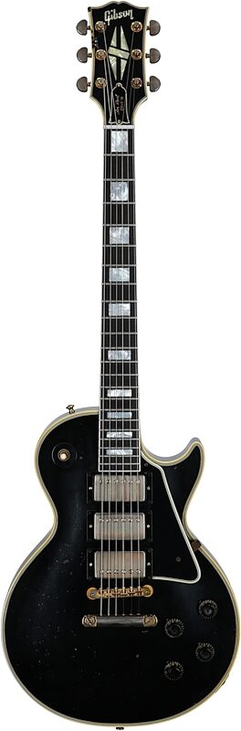 Gibson Custom Shop Eric Clapton 1958 Les Paul Custom Electric Guitar, Ebony, Serial Number EC 052, Full Straight Front
