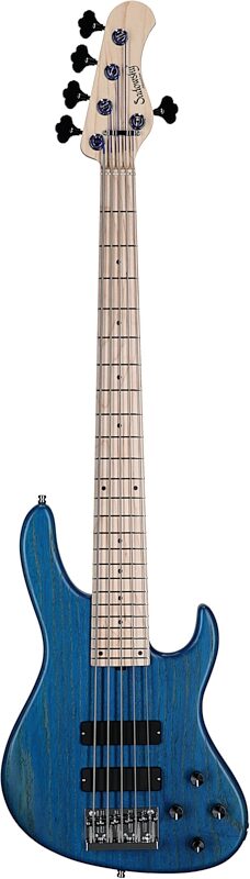 Sadowsky MetroLine 24-fret Modern Bass, 5-String (with Gig Bag), Ocean Blue, Serial Number SML D 004175-24, Full Straight Front