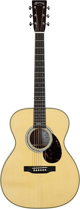 Martin OM-JM John Mayer Special Edition Acoustic-Electric Guitar (with Case), New, Serial Number M2920777, Full Straight Front