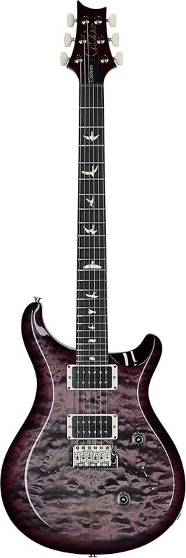 PRS Paul Reed Smith S2 Custom 24 Quilt Electric Guitar (with Gig Bag), Gray Black Purple Burst, Serial Number S2079275, Full Straight Front