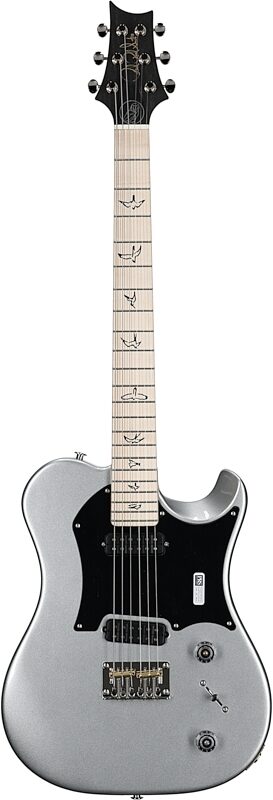 PRS Paul Reed Smith Myles Kennedy Electric Guitar (with Gig Bag), Platinum Metallic, Serial Number 0402089, Full Straight Front