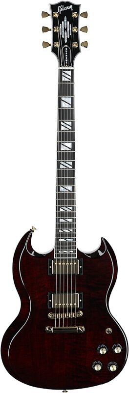 Gibson SG Supreme Electric Guitar (with Case), Wine Red, Serial Number 234040048, Full Straight Front