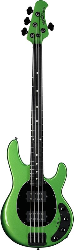 Ernie Ball Music Man StingRay Special HH Electric Bass (with Case), Kiwi Green, Serial Number K06638, Full Straight Front