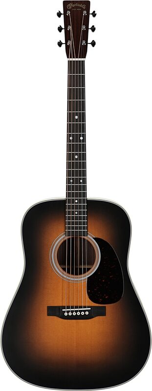 Martin D-28 Satin Acoustic Guitar (with Case), Burst, Serial Number M2914951, Full Straight Front