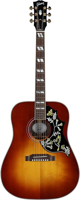 Gibson Hummingbird Standard Rosewood Acoustic-Electric Guitar (with Case), Rosewood Burst, Serial Number 23024068, Full Straight Front