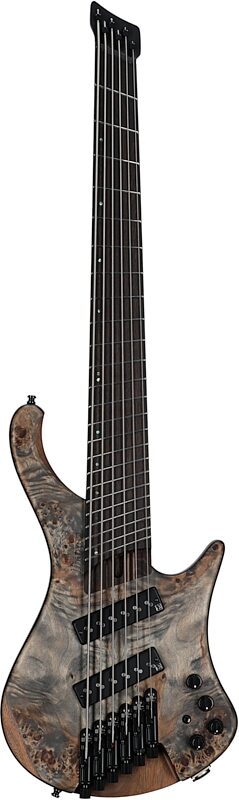 Ibanez EHB1506MS Bass Guitar, 6-String (with Gig Bag), Flat Black Ice, Serial Number 211P02I230711437, Full Straight Front