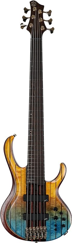 Ibanez Premium BTB1936 Bass Guitar (with Gig Bag), Sunset Fade Low Gloss, Serial Number 241203022, Full Straight Front