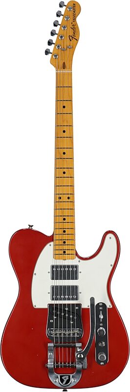Fender Stories Mike Campbell Telecaster Electric Guitar, Maple Fingerboard (with Case), Red Dog, Serial Number MC250435, Full Straight Front