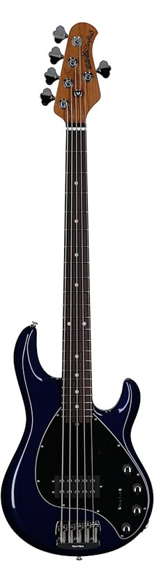 Ernie Ball Music Man StingRay 5 Special Electric Bass, 5-String (with Case), Butane Blue, Serial Number K05748, Full Straight Front